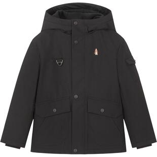 暇步士童装男童加绒风衣25秋冬新品大童工装厚外套儿童保暖户外服