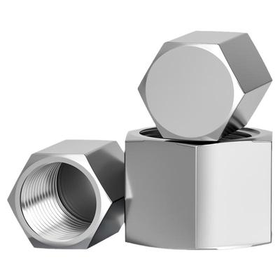 304不锈钢高压内丝堵帽公制英制