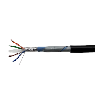 防老鼠咬铠装屏蔽超五类六类无氧铜网线室外可地埋防水防晒抗老化