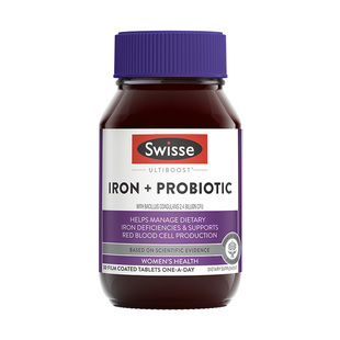 补铁补血贫血女性成人铁元素swisse补铁片孕妇补气血补铁剂旗舰店