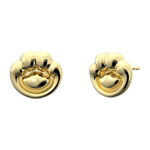 BENSHENG发财猫爪发财招财耳钉女原创新中式国风国潮小众耳饰品