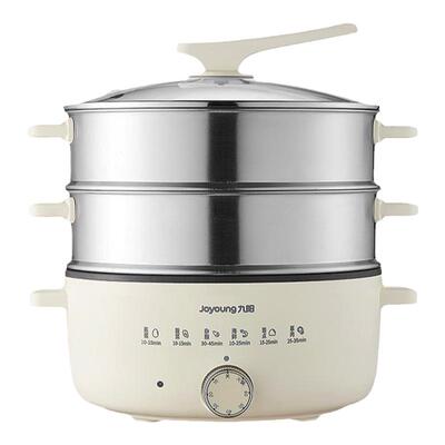 九阳电蒸锅电炒锅火锅多功能家用三层大容量蒸箱蒸煮一体锅旗舰店