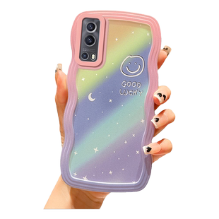适用于VIVO iqooZ3手机壳潮牌女可爱lQOOZ3保护套iq00z3硅胶软vivo iqoo z3波浪V2073A男viv0iqooz3卡通情侣
