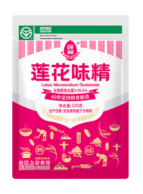 莲花味精100g*5袋家用提鲜调味料