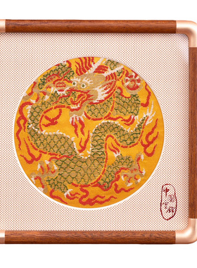 非遗手工云锦框画摆件南京特色