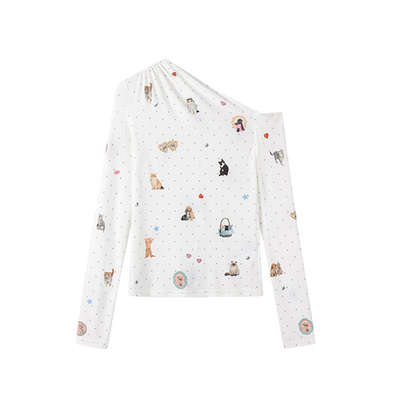 宠物派对修身弹力上衣