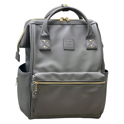 新升级版PU皮双肩包学生大号书包