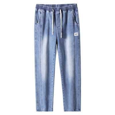 牛仔裤男宽松潮牌春秋款直筒长裤