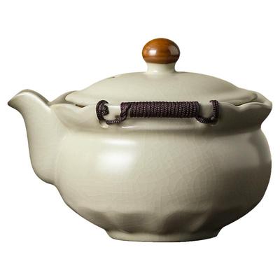尚言坊汝窑茶壶手抓壶家用