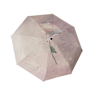 ins风太阳伞防晒防紫外线小巧便携自动雨伞女晴雨两用遮阳伞结实