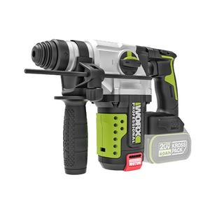 威克士WU389S重载无刷充电电锤电镐大功率锂电打混凝土钻孔冲击钻