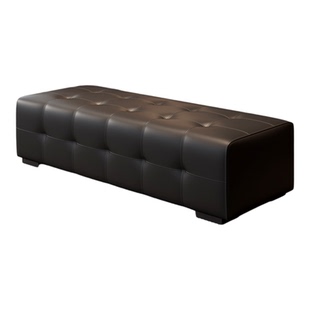 衣帽间沙发凳脚踏凳意式轻奢劳伦斯真皮换鞋凳客厅卧室床尾凳长凳