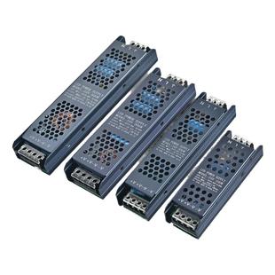 开关电源LED灯带变压器220转12v24v线型灯箱专用超薄黑金刚电源盒