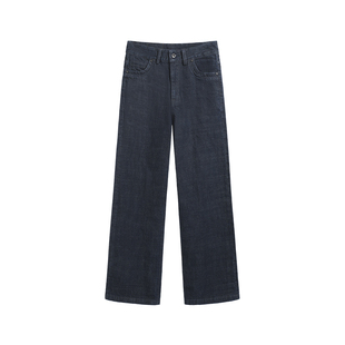 Costustoot 25春夏新款 红边赤耳丹宁原牛直筒休闲蓝色牛仔长裤女