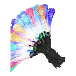 led太阳能水滴气泡小彩灯串低压24V庭院户外防水少女心卧室装饰灯