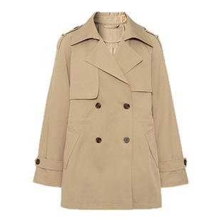 【长期主义风衣】诗凡黎26春特调色经典双排扣高级英伦风中长外套