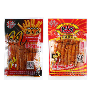 翻天娃素香辣蹄筋味薯条辣条麻辣面筋休闲小吃零食辣翻天儿时怀旧