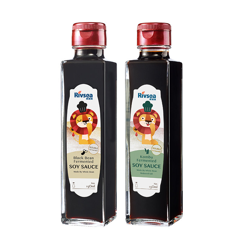 禾泱泱纯酿造黑豆昆布酱油2瓶装