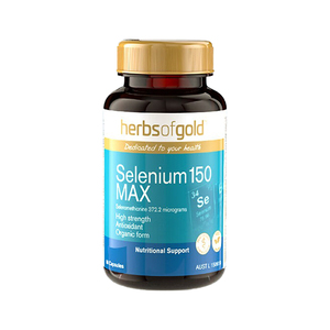 HerbsofGold和丽康有机硒150mcg高含量酵母硒免疫力补硒片60粒