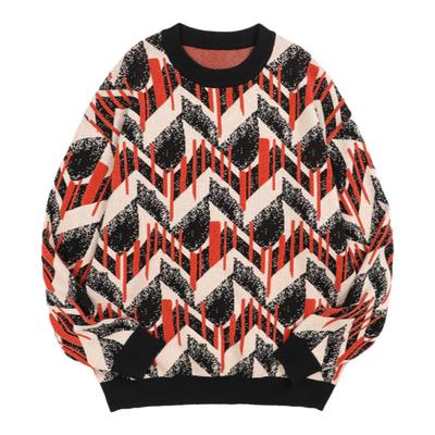 冬季男士圆领毛衣针织衫外套