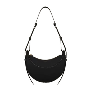 [明星同款]Polene波灵恩Number Ten光滑牛皮手提斜挎包腋下包