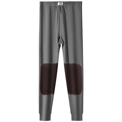 浪莎纯棉男士护膝加绒加厚秋裤