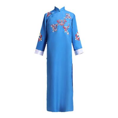 原创大褂相声服装复古风演出服饰