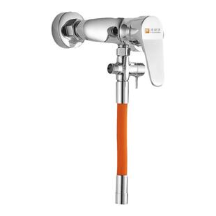 混水阀花洒分水器一进二出淋浴三通水龙头延长管水管分流器一分二