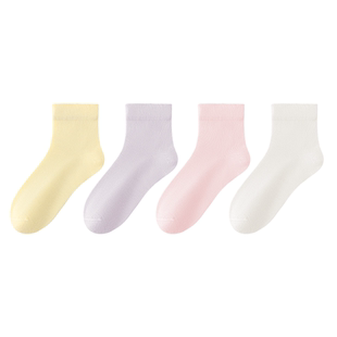 女童袜子夏季薄款桑蚕丝网眼袜儿童宝宝夏天超薄丝袜男童无骨童袜