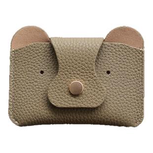 日系可爱小熊卡包女式超薄小巧证件包特斯拉卡片保护套身份证卡套