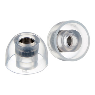 韩国AZLA耳塞套Mithryl入耳机不锈钢金属管硅胶套隔音 圆声带行货