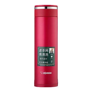 日本象印保温杯SM-JTE46/34不锈钢真空男女士带茶漏网泡茶杯水杯