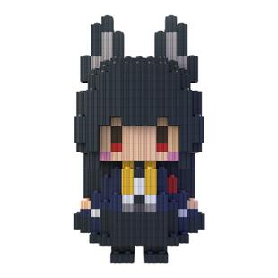 同人二创绝区零2星见雅积木人仔系列高难度拼装小颗粒手办3d模型