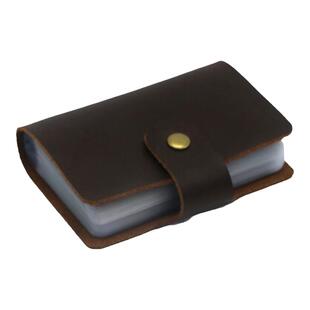 没有名字手作疯马皮时尚女包包男士多卡位名片夹商务银行信用卡套