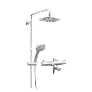 科勒恒温数显雨神艾贝灵控方头顶大顶喷置物台淋雨龙头23861T