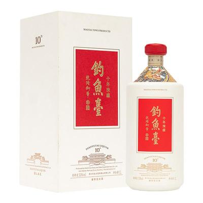 礼盒装钓鱼台十年陈酿酒1L