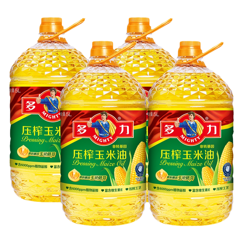 多力玉米油5L*2非转基因家用油