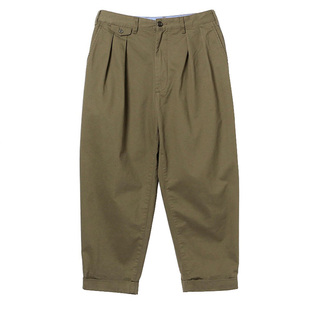 西山好牛BEAMS锥形裤宽松休闲裤24aw九分裤裤子日潮余文乐同款