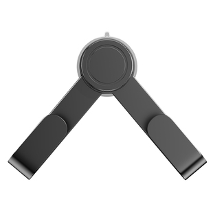 免打孔锅盖架奶油吸盘旋转大小可调壁挂式厨房置物架菜板锅铲架子