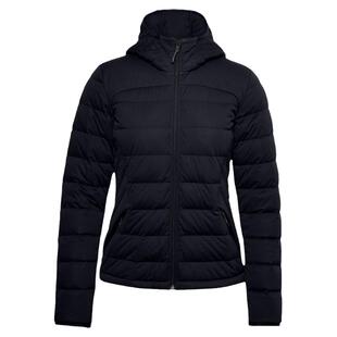 断码清仓安德玛UA羽绒服女子秋冬款防风保暖运动连帽外套1355833