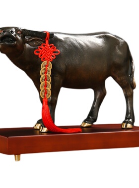 铜牛旺市风水牛客厅工艺礼品摆件