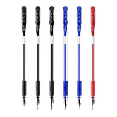 得力学生黑色水笔经典签字笔