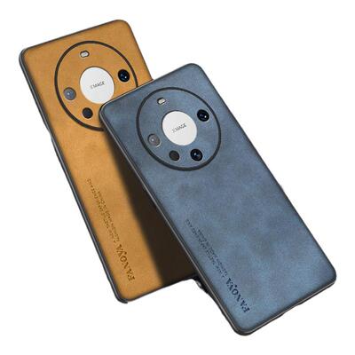 商务皮质华为轻奢防摔手机壳