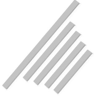 乐聚汇白色柜门拉手现代简约抽屉衣柜拉手t型加长版明装圆头把手