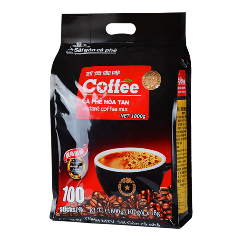 西贡炭烧咖啡味180g 越南正速溶咖啡