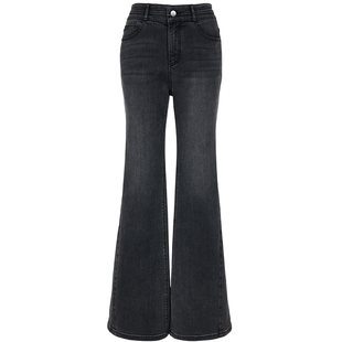 【女神裤】Vero Moda牛仔裤2026春季新款含棉高腰微喇裤cleanfit