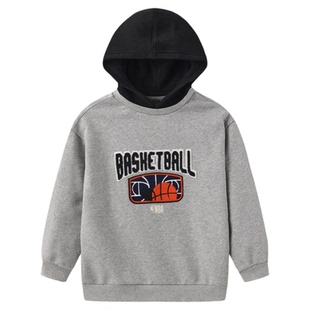 nbakids童装冬季男童女童休闲长袖舒适儿童卫衣K234TH030P