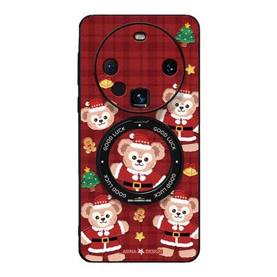 红格达菲适用华为Mate80Promax手机壳磁吸带支架新款mt60por+支点保护套网红圣诞冬天Ho3高级感mete70全包