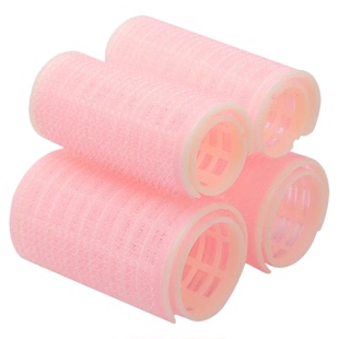 粉色懒人自粘卷发筒八字刘海大号加长卷发器定型空气刘海打理神器