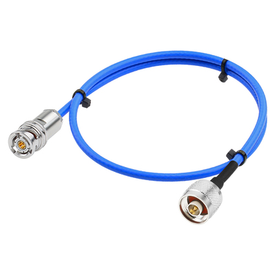 TRB三同轴转N公母头三卡口测试线